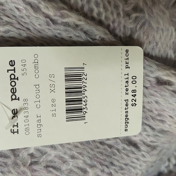 Nwt Free People Sugar Cloud Combo Pirouette Tunic - Picture 15 of 16